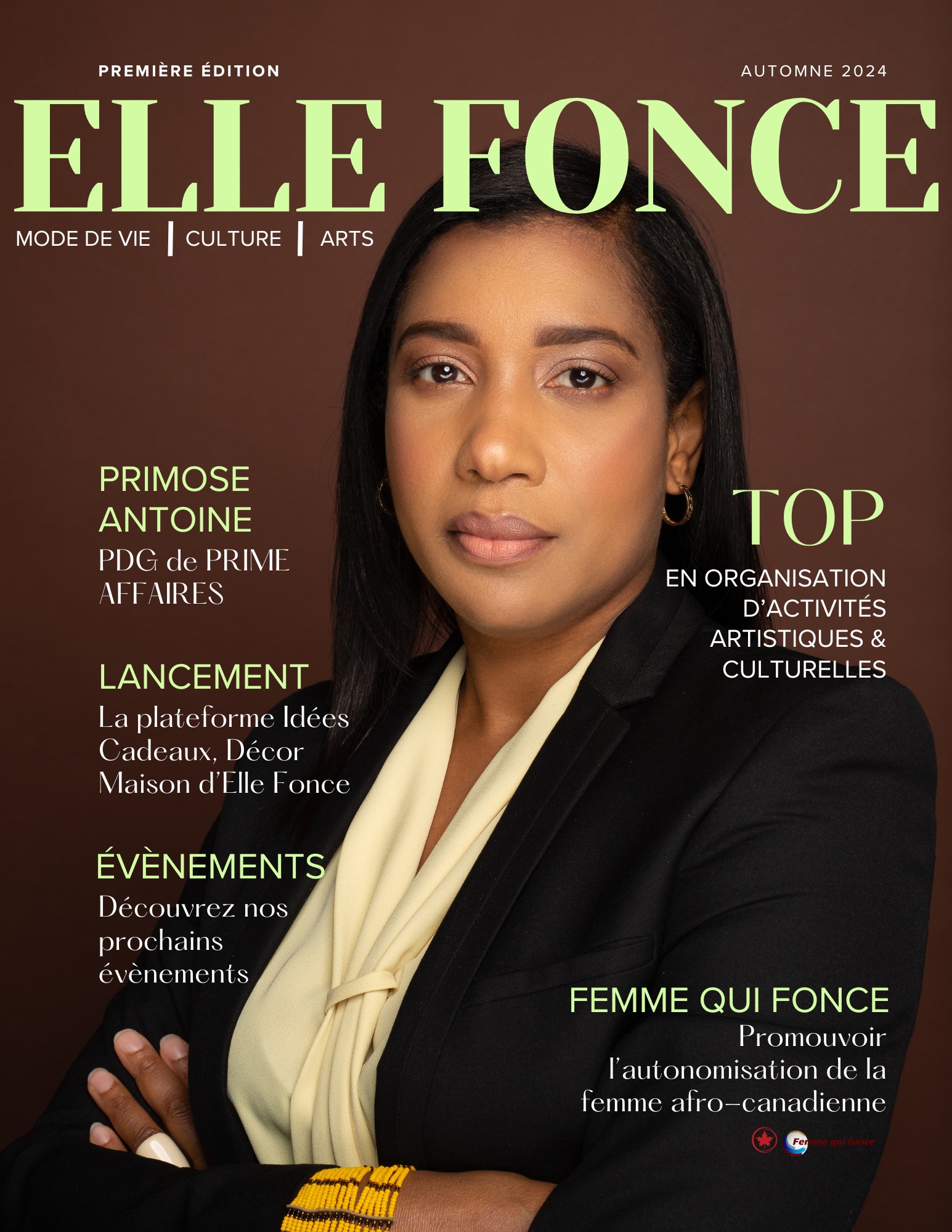 Le magazine Elle Fonce, édition automne 2024